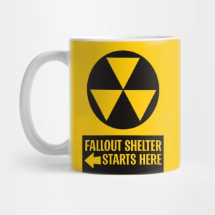 Fallout Shelter Starts Here Mug